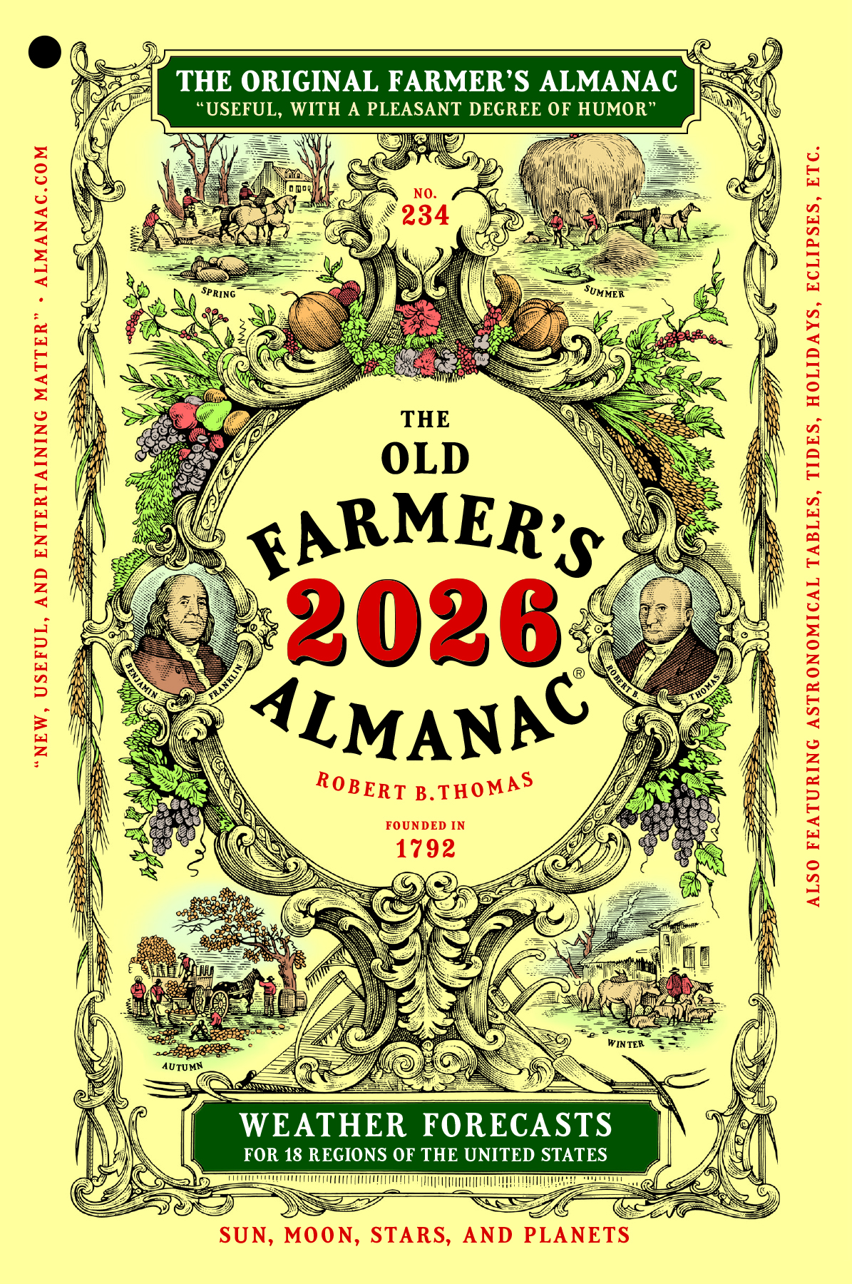 2026 old farmers almanac cover