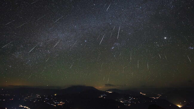 geminid meteor shower in december from Arizona State University